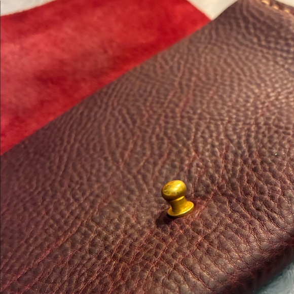 Burgundy KMM & Co Women’s Full-Grain Leather Kodiak Wallet - Picture 10 of 12